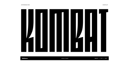 Edgar Kombat Font Poster 1