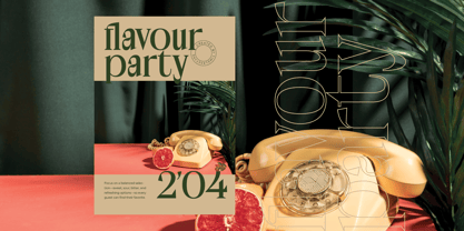 Kanoffe Dramed Font Poster 5