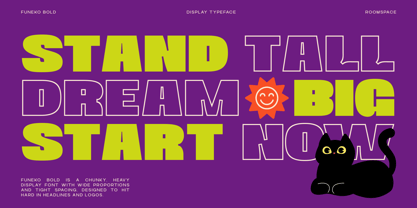 Uneko Bold Font Poster 2