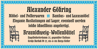 Jungbrunn Font Poster 5