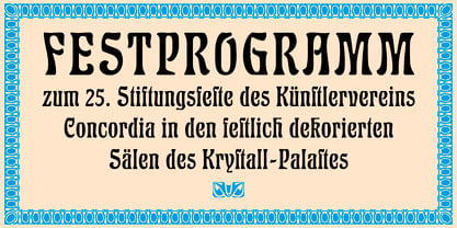 Jungbrunn Font Poster 3