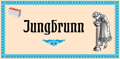 Jungbrunn Font Poster 1