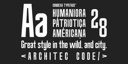Condura Font Poster 10
