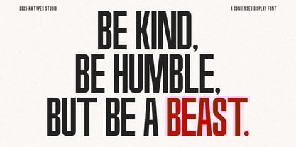 Condura Font Poster 2