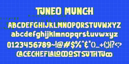 Tuneo Munch Font Poster 11