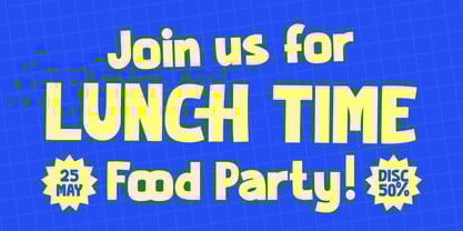 Tuneo Munch Font Poster 5