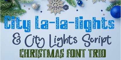 PN City Lalalights Font Poster 1