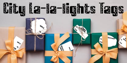 PN City Lalalights Font Poster 9