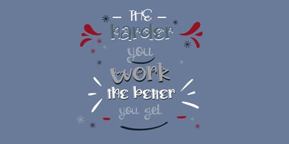 PN Holly Garland Font Poster 4