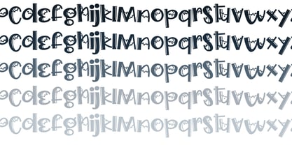 PN Holly Garland Font Poster 8