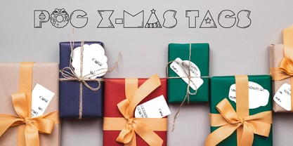 PN Pog Xmas Font Poster 9