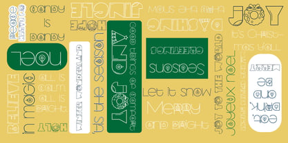 PN Pog Xmas Font Poster 2