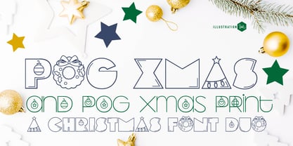 PN Pog Xmas Font Poster 1
