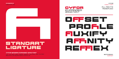 Cyfor Font Poster 7