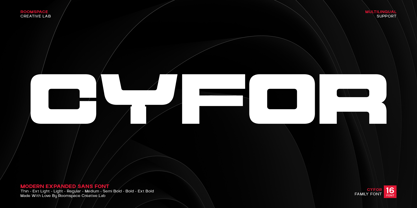 Cyfor Font Poster 1