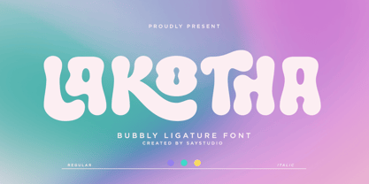 Lakotha Font Poster 1