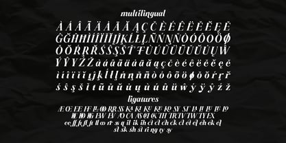 Marvella Luxe Font Poster 11