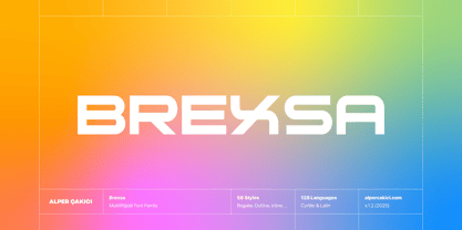 Brexsa Font Poster 1