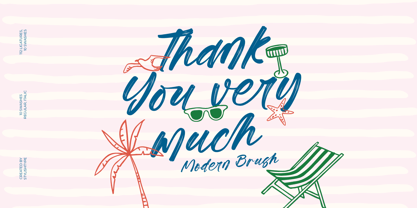 Tropics Sometimes Font Poster 15