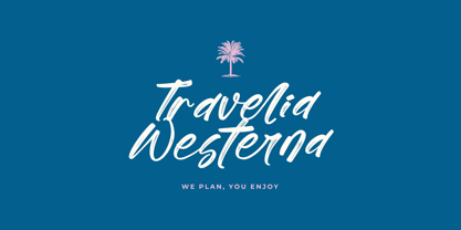 Tropics Sometimes Font Poster 2