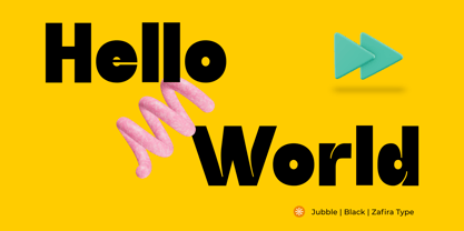 Jubble Font Poster 2