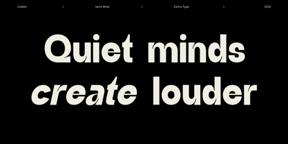 Jubble Font Poster 14
