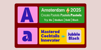 Jubble Font Poster 10