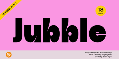 Jubble Font Poster 1