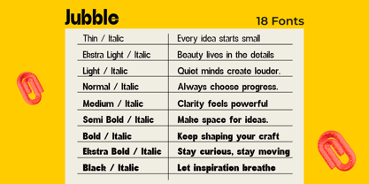 Jubble Font Poster 5