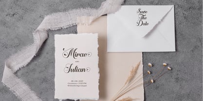 Aloffine Scriptura Font Poster 6