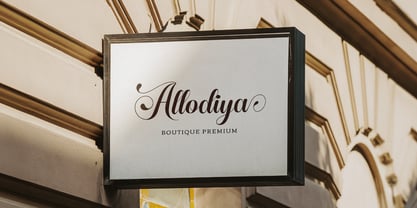 Aloffine Scriptura Font Poster 7