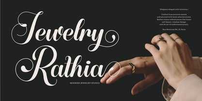 Aloffine Scriptura Font Poster 4