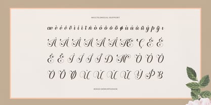 Aloffine Scriptura Font Poster 11