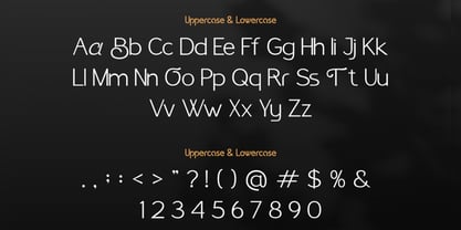 Benomore Font Poster 2