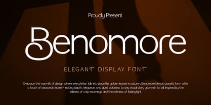 Benomore Font Poster 1