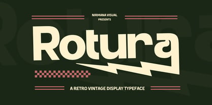 Rotura Vintage Font Poster 1