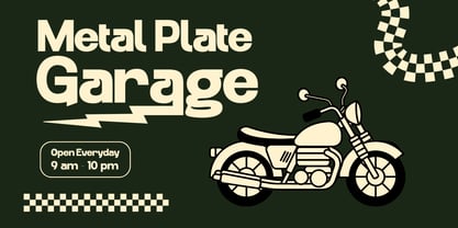 Rotura Vintage Font Poster 14