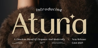 Aturia Font Poster 1