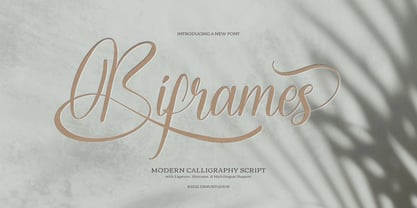 Biframes Font Poster 1