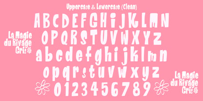 La Magie Du Rivage Gris Font Poster 9
