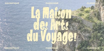 La Magie Du Rivage Gris Font Poster 3