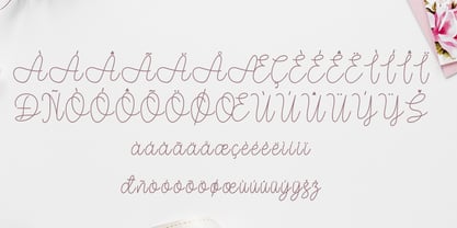 Aslly Lastty Font Poster 7