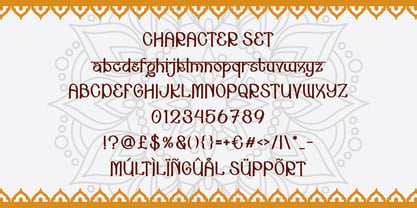 Maharaja Font Poster 5