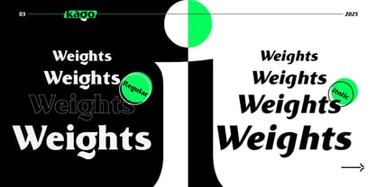 Kago Font Poster 4