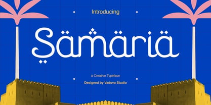 Samaria Font Poster 1