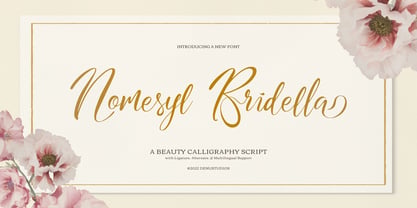 Nomesyl Bridella Font Poster 1