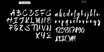 Sorastina Font Poster 2