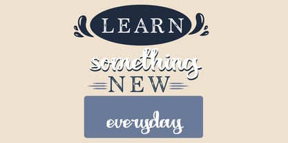 PN Noel Nuevo Font Poster 4