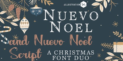 PN Noel Nuevo Font Poster 1