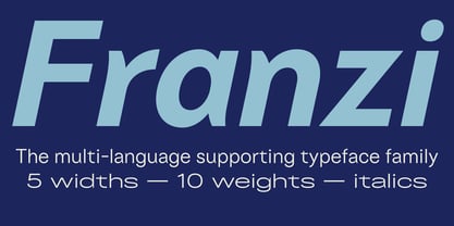 Franzi Font Poster 2